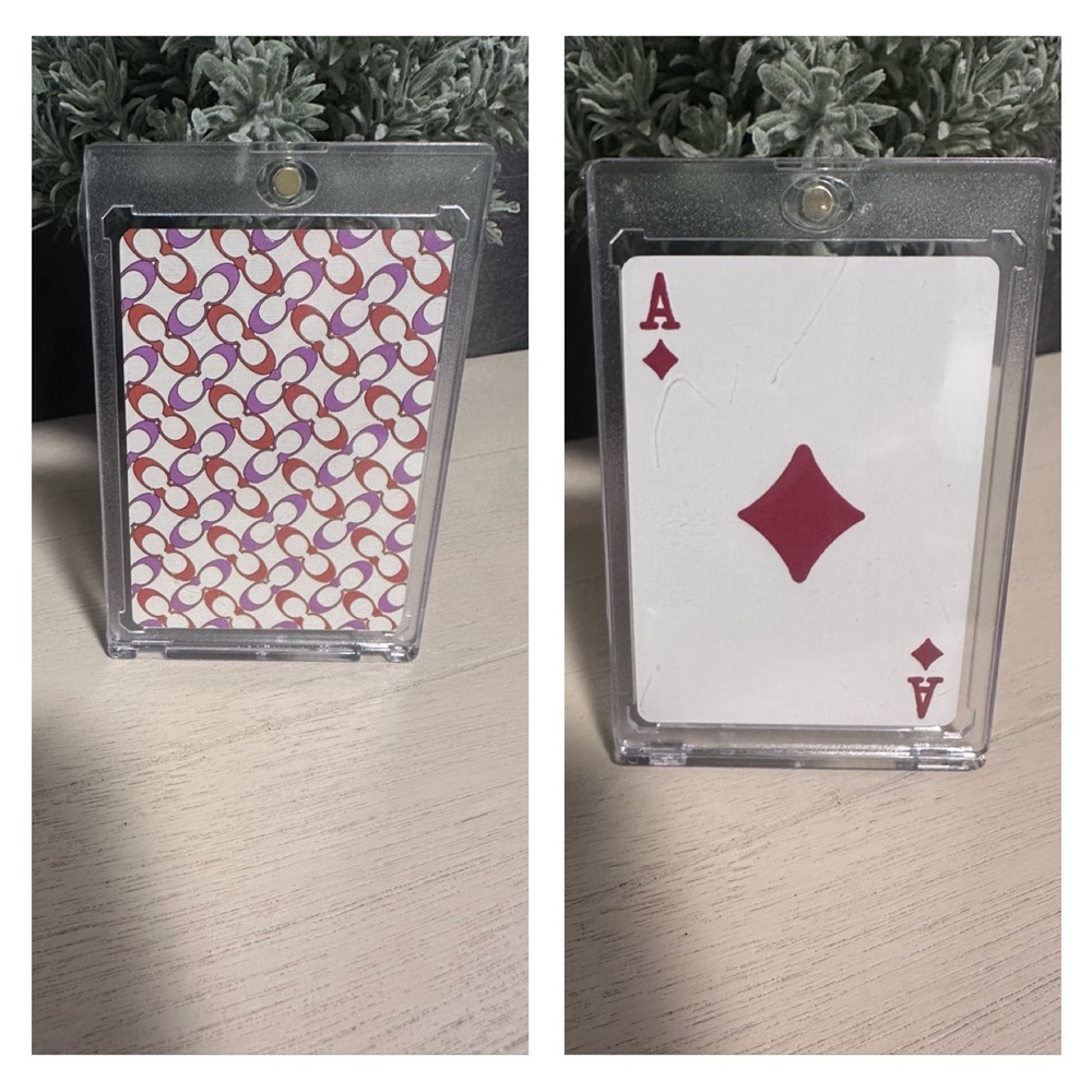 Coach - Ace of Diamonds ♦️ Playing Card